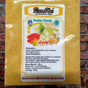 Bumbu Masak RasaKoe Soto Non MSG - 25 gram