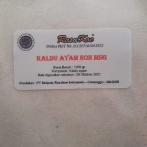 Bumbu Masak RasaKoe KALDU AYAM Non Msg 1 Kg - 1/4 kg
